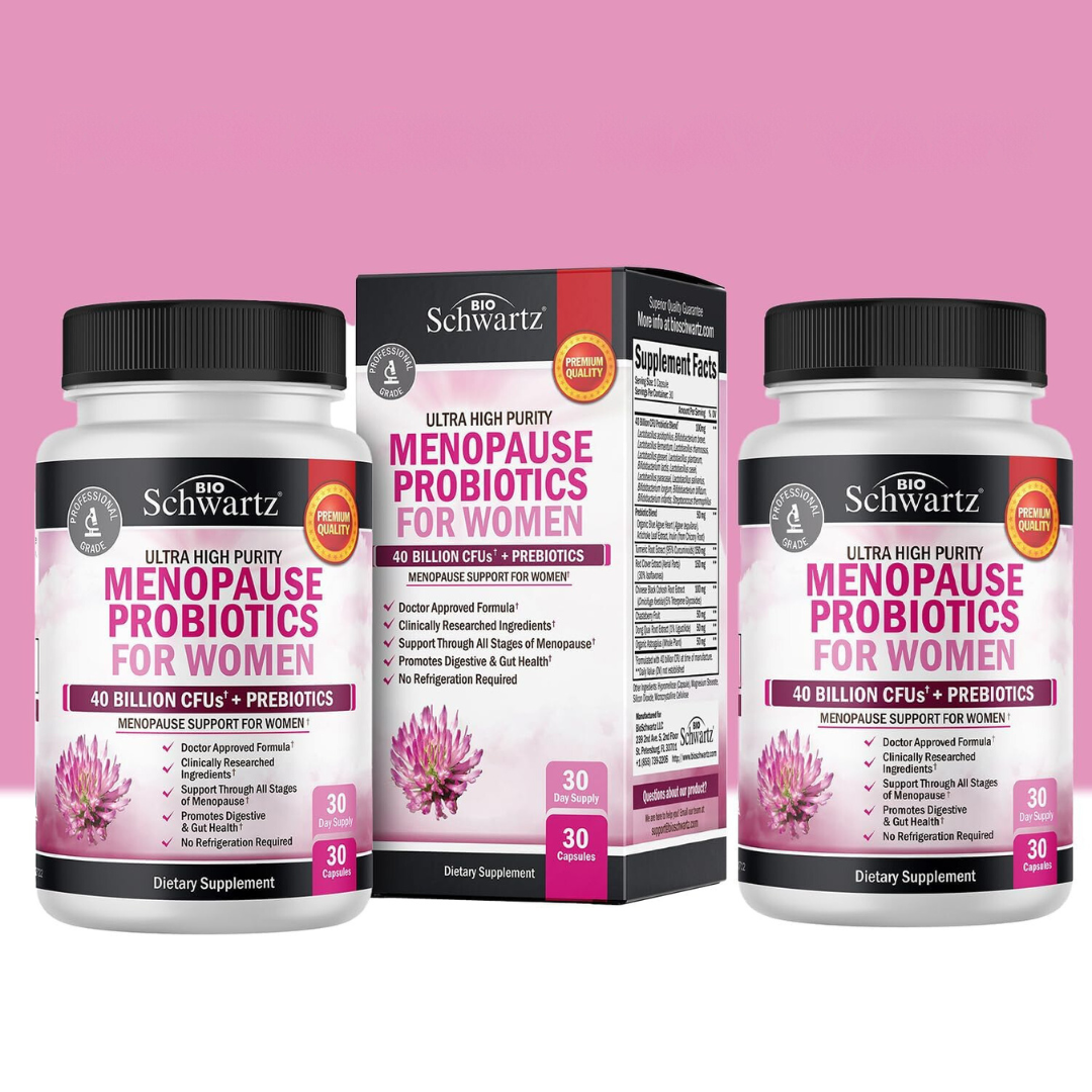 Menopause Probiotics for Women: Symptom Relief (30 Cap)