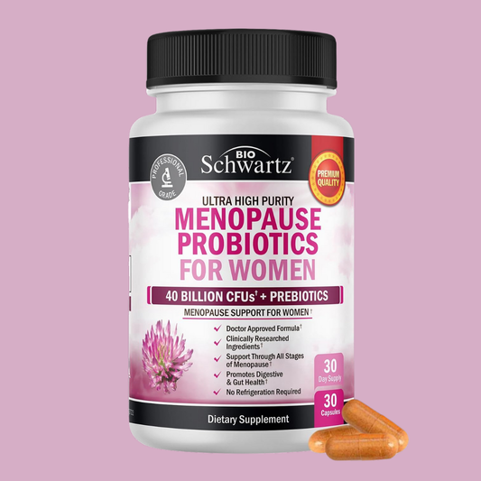 Menopause Probiotics for Women: Symptom Relief (30 Cap)
